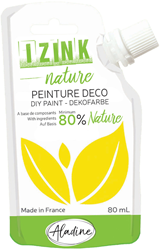 Aladine tempera Izink Nature 80 ml giallo ecologica