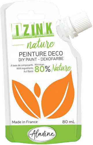 Aladine tempera Izink Nature 80 ml arancione ecologica