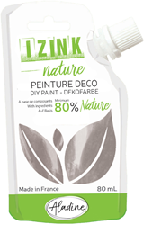 Aladine tempera Izink Nature 80 ml argento ecologica