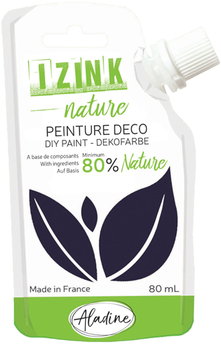 Aladine tempera Izink Nature 80 ml nero per bambini e hobby creativi