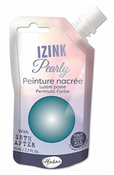 Aladine pittura perlata Izink Pearly turchese 80 ml per hobby e decorazione