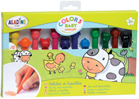Aladine set di pastelli lavabili animali 12 pezzi per bambini