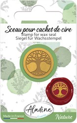 Aladine sigillo ceralacca albero della vita - timbro creativo hobby
