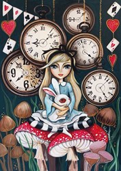 Magnolia puzzle Alice Time - puzzle 1000 pezzi multicolore