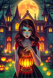 Alipson Puzzle Bewitched Gaze - puzzle 1000 pezzi adulti