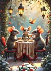 Alipson Puzzle Tea Time - Puzzle per bambini - Tema tè