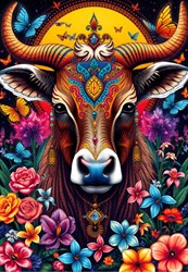 Alipson Puzzle mucca segreto fiore - puzzle bambini cartone educativo