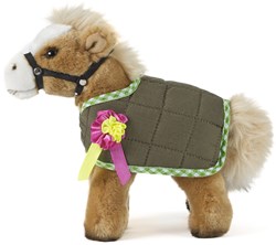 Living Nature cavallo peluche giocattolo con giacca 23cm