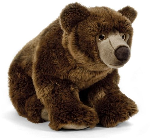 Living Nature peluche orso bruno grande 45cm giocattolo peluche