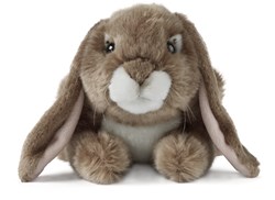 Living Nature peluche coniglio marrone orecchie pendenti eco-friendly
