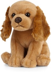 Living Nature peluche Cucciolo Cocker Spaniel 16cm cane di peluche