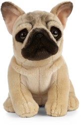 Living Nature peluche Bulldog Francese cane 25 cm giocattolo
