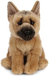 Living Nature peluche cane pastore tedesco sostenibile 20cm
