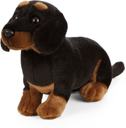 Living Nature peluche Bassotto 20cm - giocattolo cane