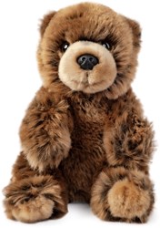 Living Nature peluche orsetto marrone - giocattolo realistico