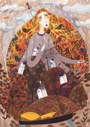 D-Toys puzzle arte Andrea Kürti Fallen 1000 pezzi puzzle
