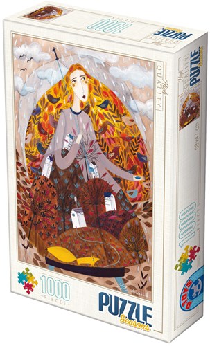 D-Toys puzzle arte Andrea Kürti Fallen 1000 pezzi puzzle-2