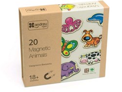 Andreu Toys giocattolo magnetico - 20 animali magnetici in cartone