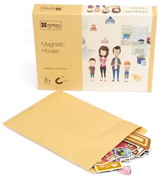 Andreu Toys casa giocattolo magnetica educativa cartone multicolore