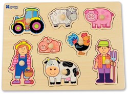 Andreu Toys puzzle in legno fattoria - giocattolo educativo per bambini
