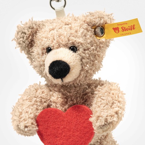 Steiff peluche portachiavi orsetto Fynn - Love, beige, 12 cm-3