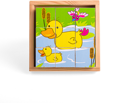 Bigjigs Puzzle a blocchi Animali da cortile