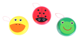 BigJigs giocattolo yo-yo in legno animale - colorato e resistente