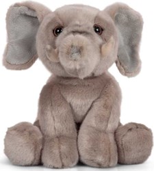 Tobar peluche elefante africano giocattolo educativo morbido 23cm