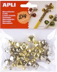 APLI Kids campanellini fai da te oro argento 40 pezzi decorazione