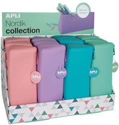 APLI Kids astuccio silicone triangolare Nordic impermeabile flessibile