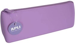 APLI Kids astuccio silicone Soft Nordic lilla impermeabile flessibile