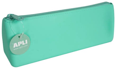 APLI Kids astuccio silicone Soft Nordic verde pastello impermeabile flessibile