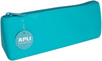 APLI Kids astuccio silicone Soft Nordic blu impermeabile flessibile