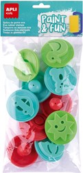 APLI Kids timbri animali - Set creativo Evafoam 10 pezzi