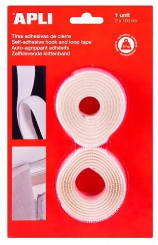 APLI Kids nastro bianco a strappo - materiale adesivo 2 x 100 cm