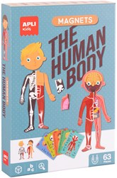APLI Kids gioco educativo magnetico corpo umano anatomia 63 pezzi