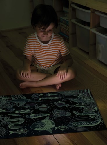 APLI Kids APLI - Ocean Puzzle Glow in the Dark 104 pezzi + poster-2