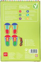 APLI Kids imparare ad allacciare le scarpe - gioco educativo con carte scarpa-2