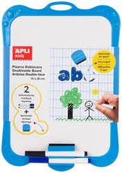 APLI Kids lavagna bianca - doppia faccia con cancellino e pennarelli