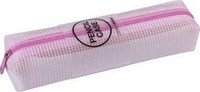 APLI Kids astuccio Zipperbag rosa - borsa trasparente resistente