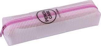 APLI Kids astuccio Zipperbag rosa - borsa trasparente resistente