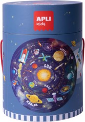 APLI Kids puzzle sistema solare - puzzle rotondo da pavimento 48 pezzi cartone