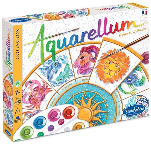 Sentosphère pittura Aquarellum Collector Segni Zodiacali set creativo