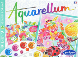 Sentosphère set pittura ad acquerello fiori per bambini e adulti