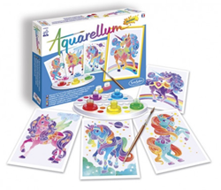 Sentosphère pittura unicorno Aquarellum Junior kit creativo per bambini