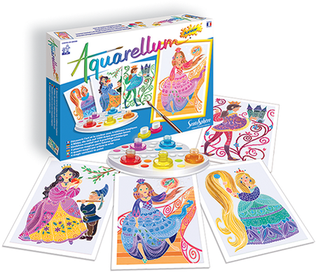 Sentosphère set pittura ad acquerello Aquarellum Junior fiabe dei Grimm