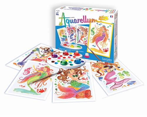 Sentosphère pittura sirene set creativo per bambini - giocattolo creativo