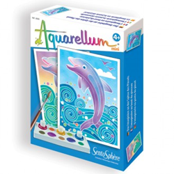 Sentosphère pittura ad acquerello mini delfini kit creativo