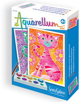 Sentosphère pittura Aquarellum Mini gatti set creativo