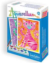 Sentosphère pittura Aquarellum Mini gatti set creativo